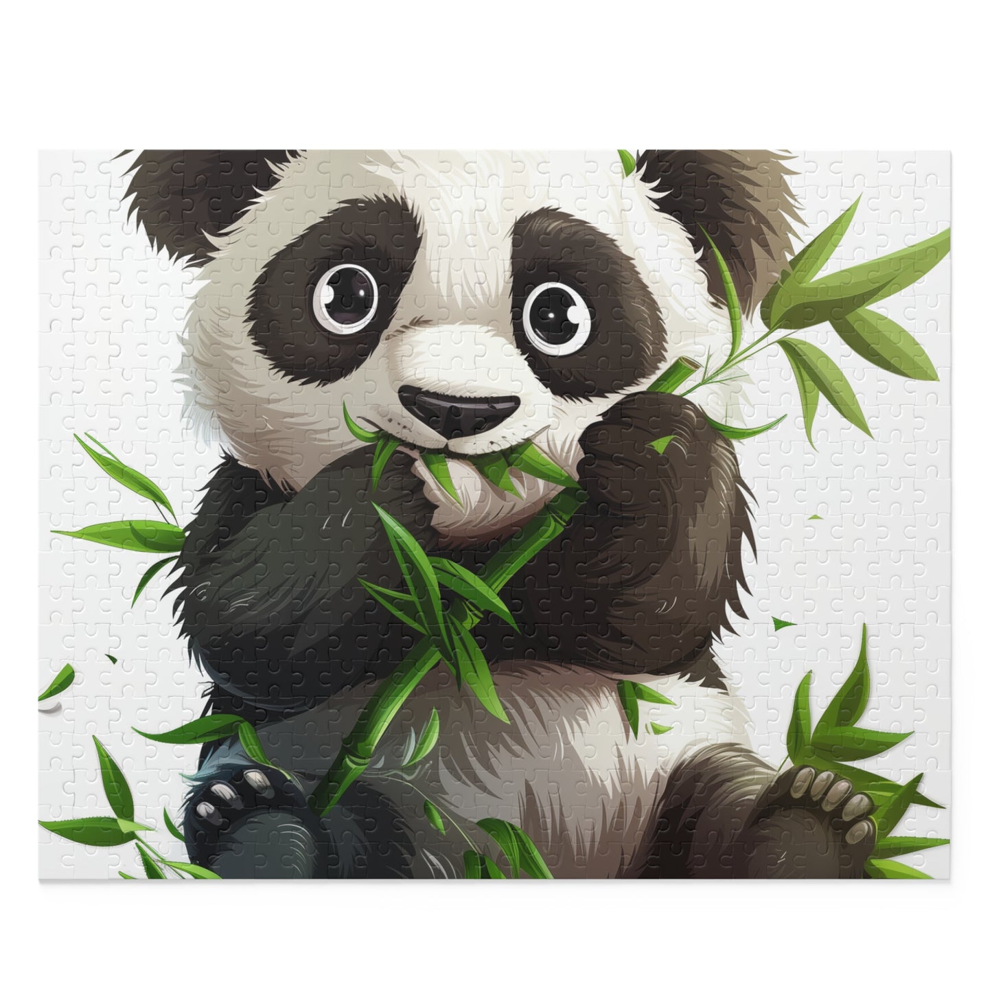 Adorable Panda Bamboo Feast Puzzle - Perfect for Animal Lovers and Puzzle Enthusiasts - Hours of Fun and Relaxation