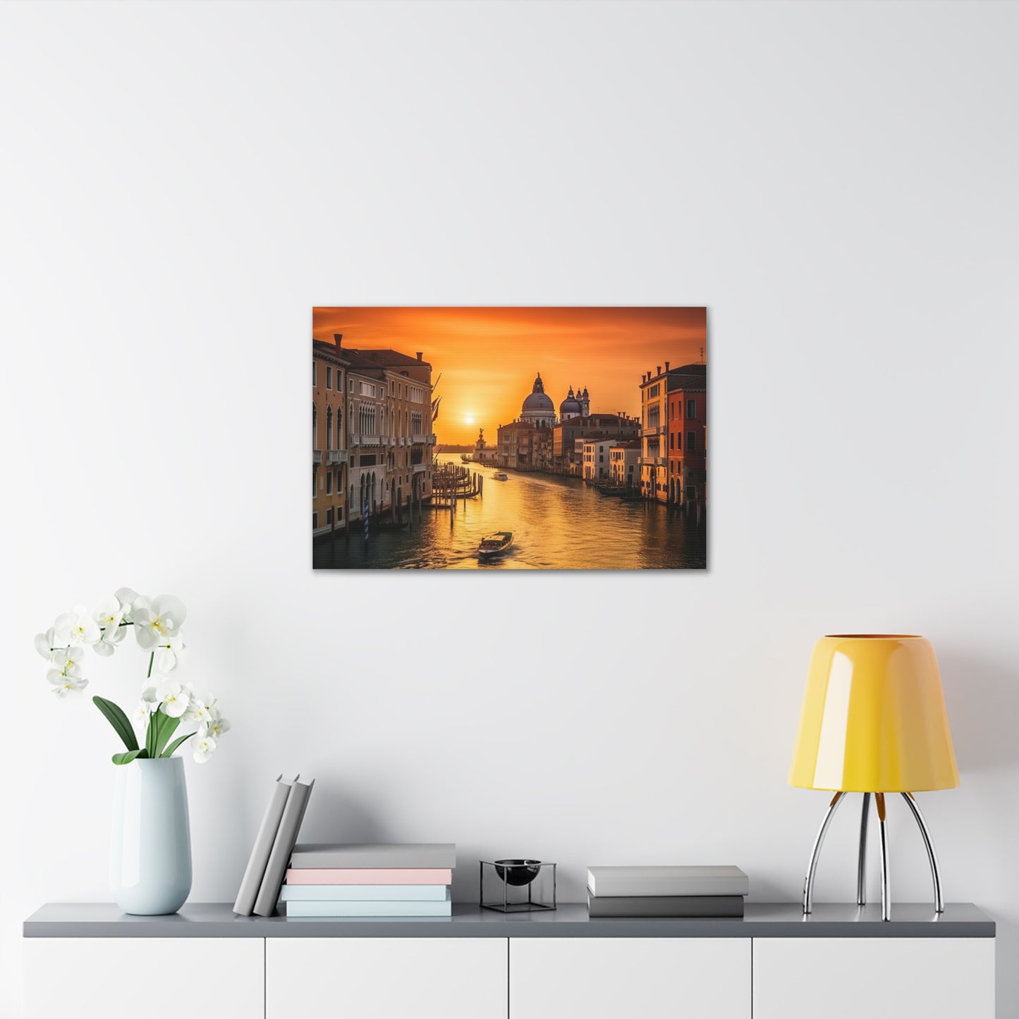 Venice Canal Canvas Print