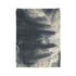 Cloud Cathedral Struck by Lightning — Plush Fleece Throw Blanket — Folded Plush Blanket Detail