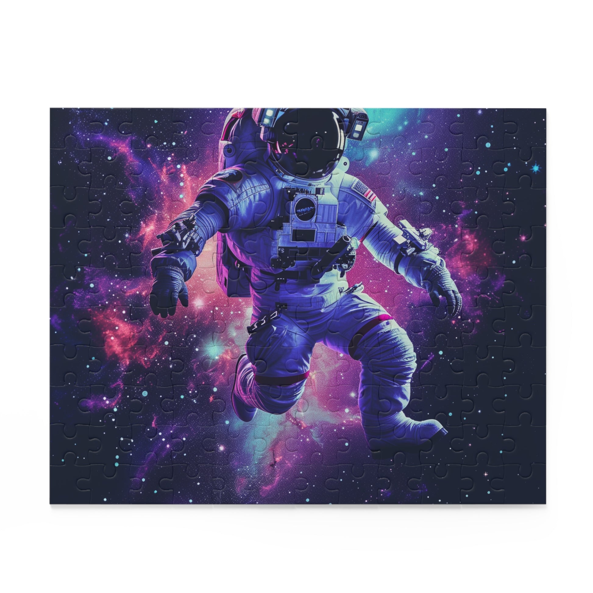 "Explore the cosmos with Galactic Astronaut Jigsaw Puzzle - space-themed puzzle for an adventurous challenge"