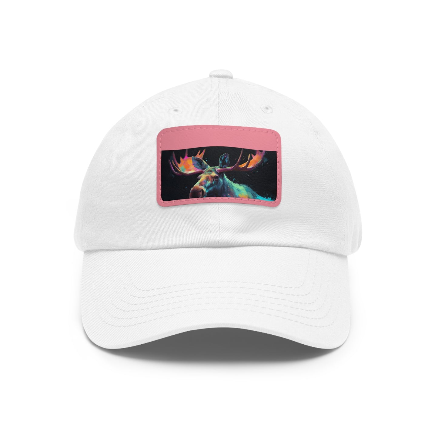 Wild and Beautiful Moose Watercolor Baseball Cap