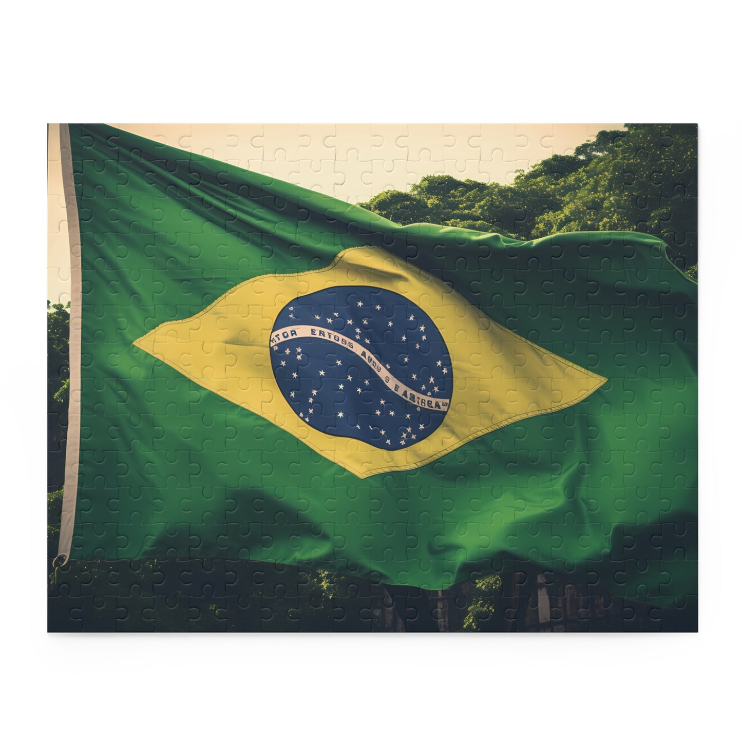 Brazil Flag Jigsaw Puzzle