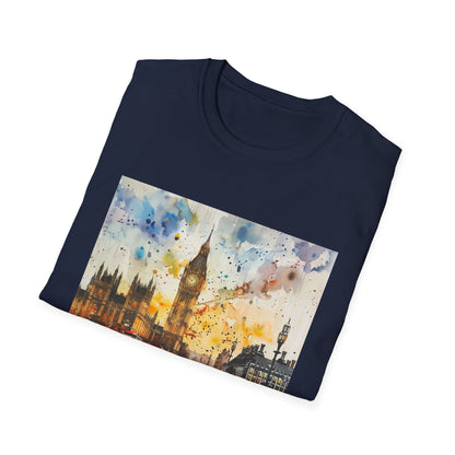 London Calling: Big Ben Watercolor T-Shirt