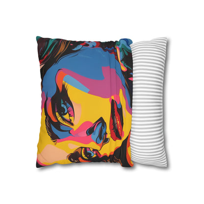 "Unique Pop Art Muse Pillowcase | Bold & Vibrant Design | High-Quality Material | Perfect Gift for Art Lovers | Shop Now!"