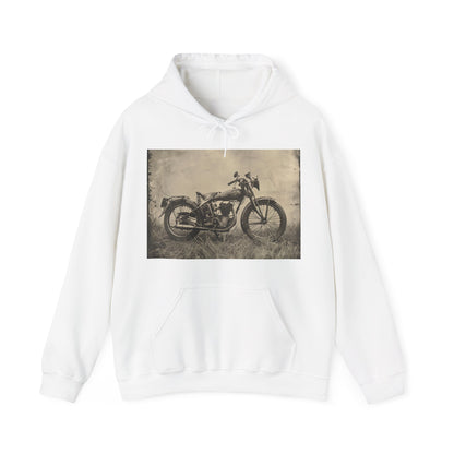 Timeless Trails: Capture the Spirit of Vintage Motorcycle Adventure in this Classic Moto Hoodie