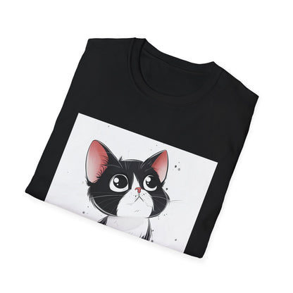 Purrfectly Adorable: Cute Cartoon Cat T-Shirt