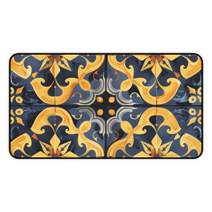 Artisan Tiles Desk Mat - Elevate your workspace with sophisticated tile-inspired design.