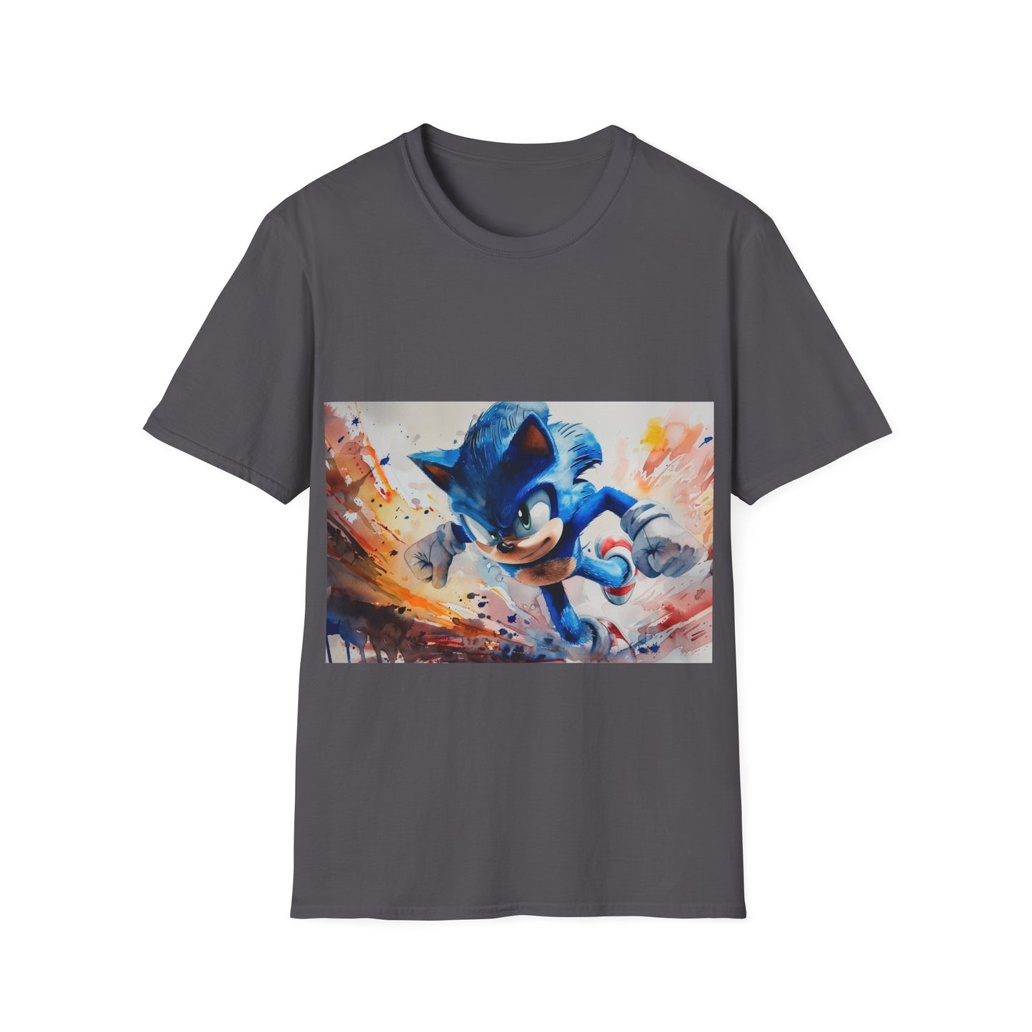 Sonic Watercolor Tee: Speedy Style