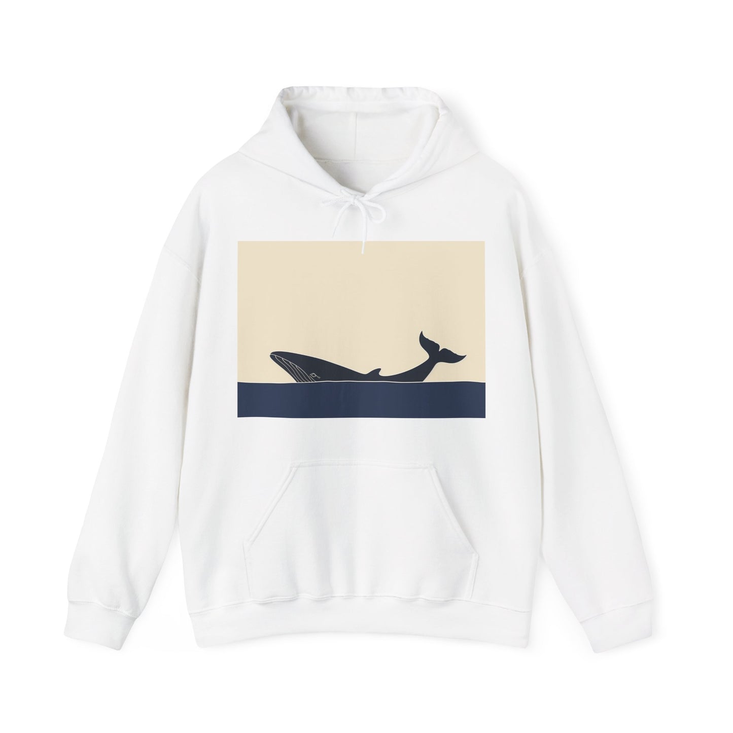 Solitary Whale's Journey Hoodie