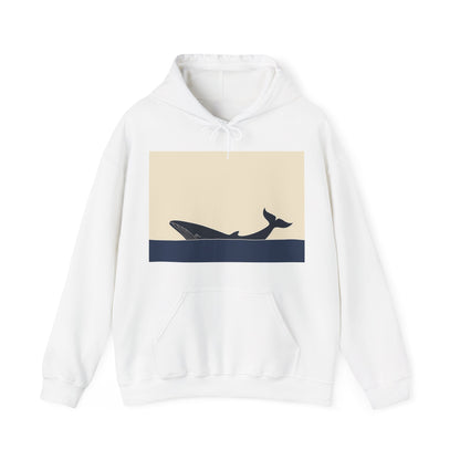 Solitary Whale's Journey Hoodie