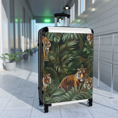 Tiger Print Jungle Safari Suitcase