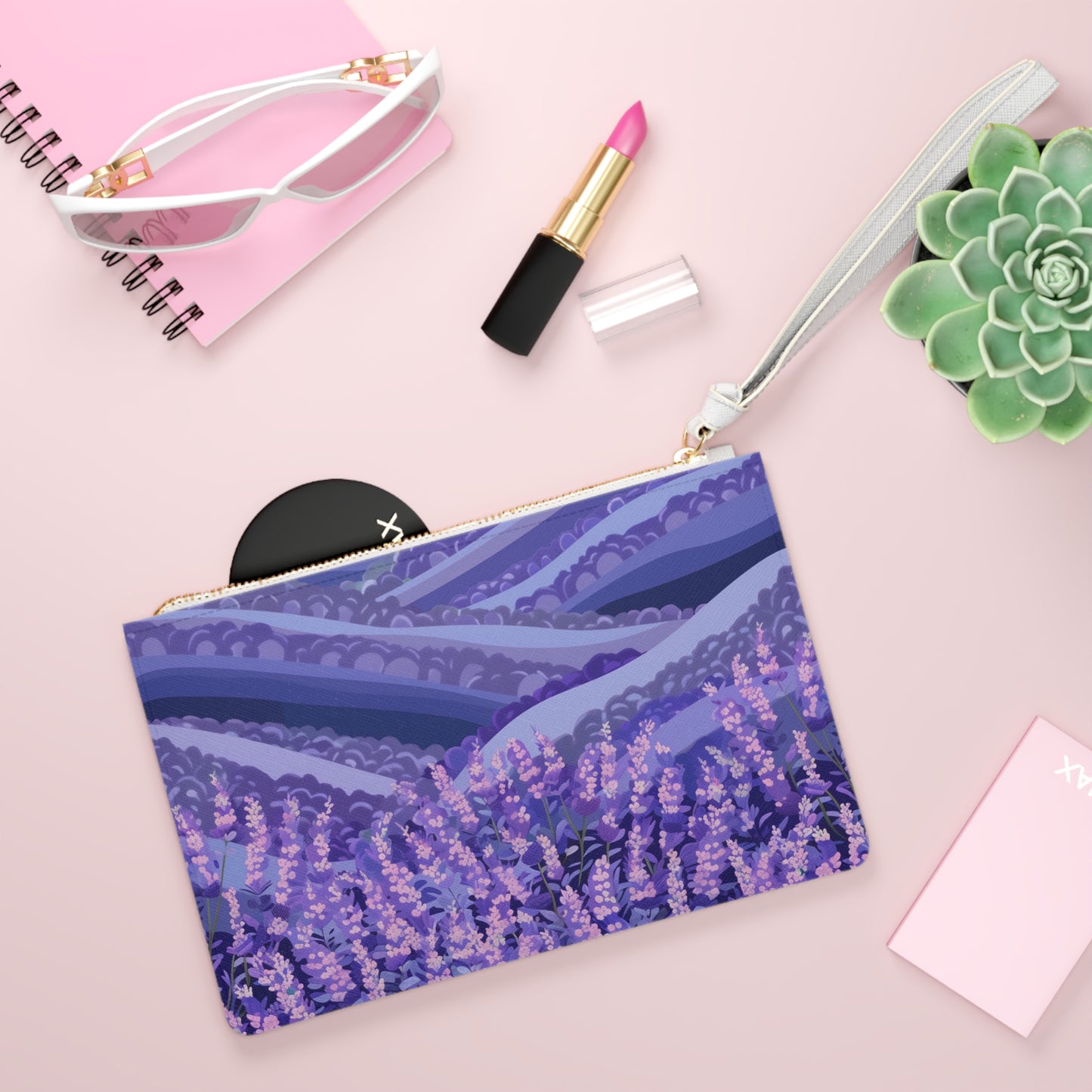 Lavender Fields Clutch Bag