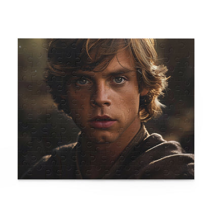 "Luke Skywalker Jedi Puzzle - Piece together epic journey of Jedi Luke in challenging jigsaw"