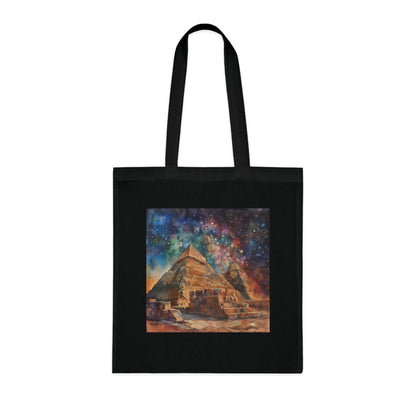 Pyramids of Giza Watercolor Tote