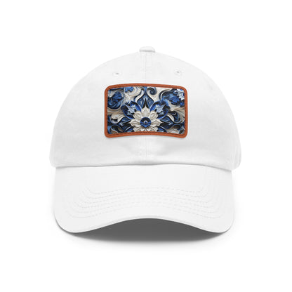 Midnight Cerulean Porcelain Baseball Cap