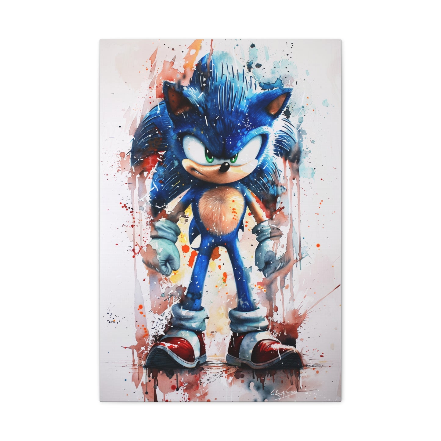 Sonic: Gotta Go Fast! Canvas | Canvas | Art & Wall Decor, Canvas, Fall Picks, Hanging Hardware, Home & Living, Indoor, Top Spring Products, Valentine's Day promotion | Prints with Passion