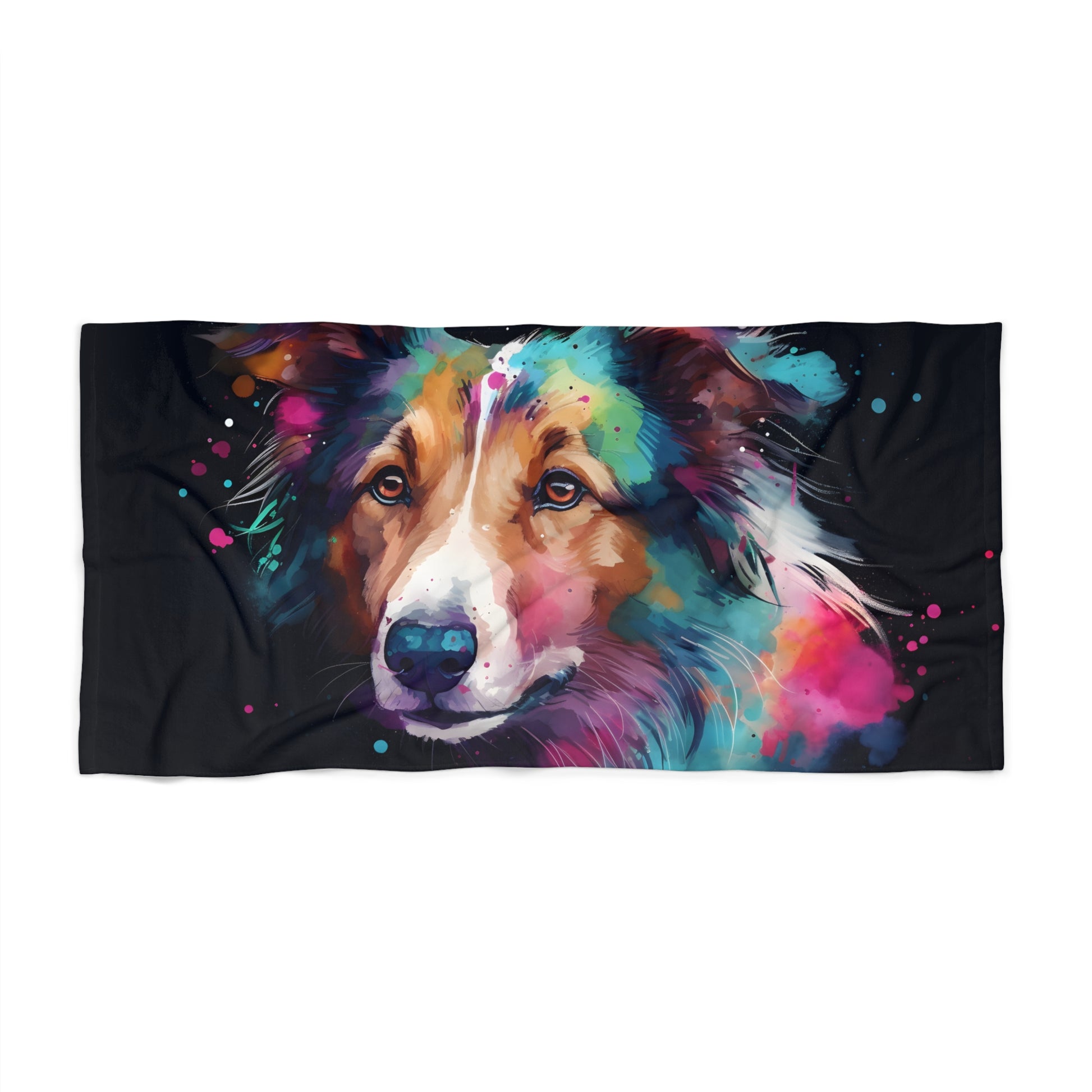 these towels are not only stylish but also practical for drying off after a swim or lounging on the sand. Add a touch of charm to your beach essentials collection with the Collie Beach Towels: Collieball Edition. 

Surround yourself with the adorable charm of a cute collie with these beach towels