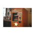 Retro Vending Machine Dispensing Stars — Canvas Wall Art — Living Room Wall Lifestyle View