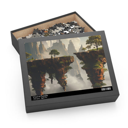 Surreal Island Landscape Puzzle - Enchanting jigsaw with floating islands