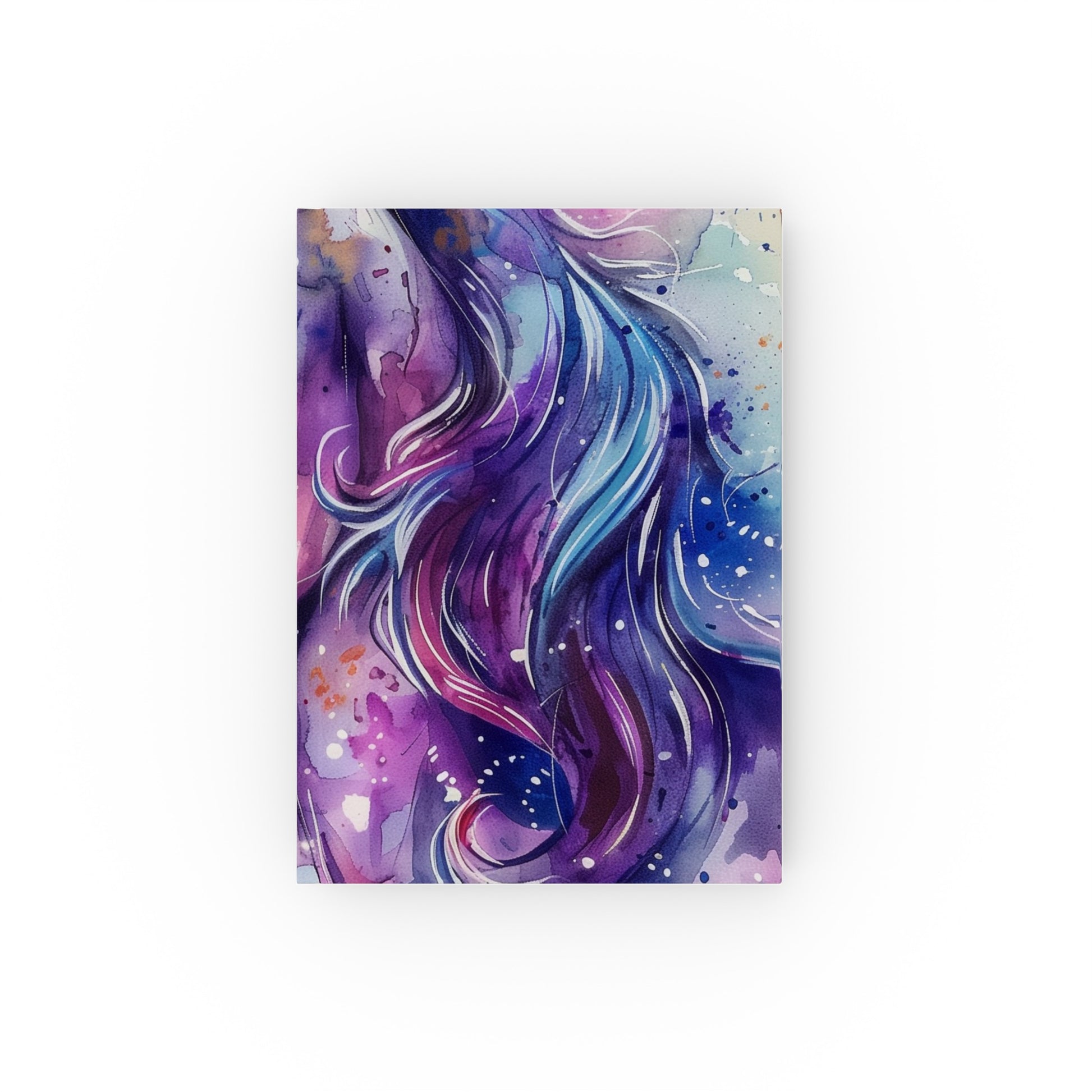 "Unicorn Magic Watercolor Journal - Enchanting cover with mythical unicorn, perfect for capturing dreams and indulging in magic. High-quality and versatile - makes a great gift!"