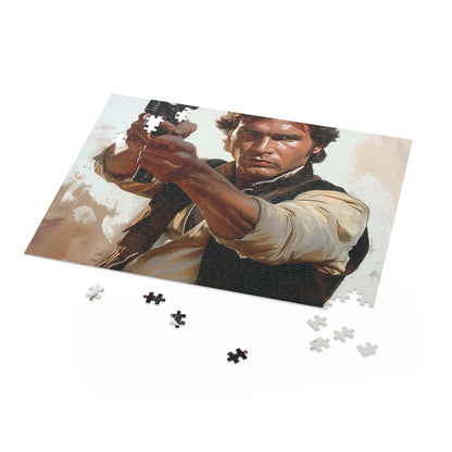 "Challenging Han Solo Star Wars jigsaw puzzle for all fans, young and old"