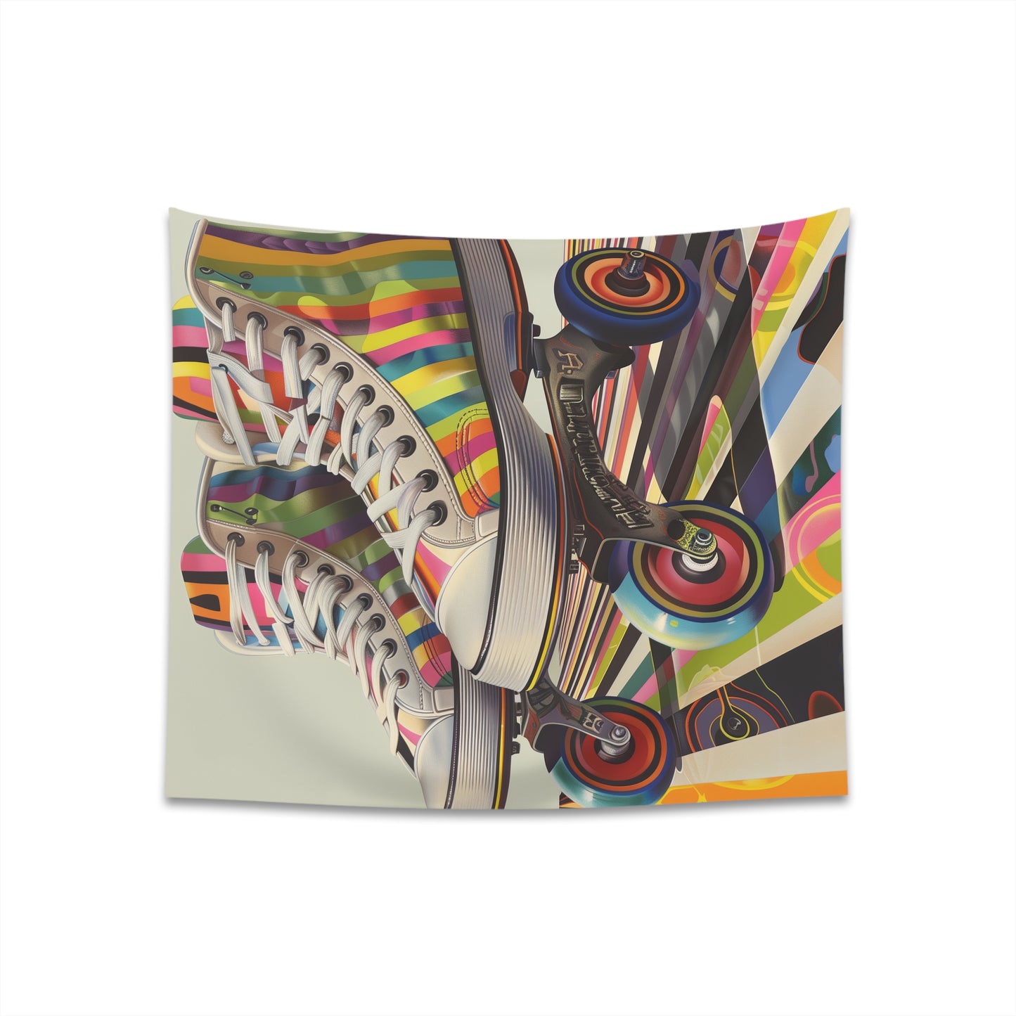 "Retro Roller Skate Tapestry | Vintage Cool Wall Art | High-Quality Gift Idea"