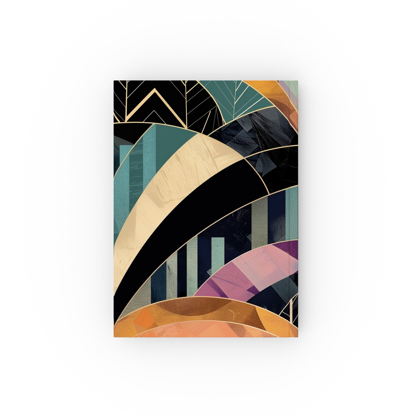 "Art Deco Reflections Journal: Elegant Geometric Patterns for Stylish Inspiration"