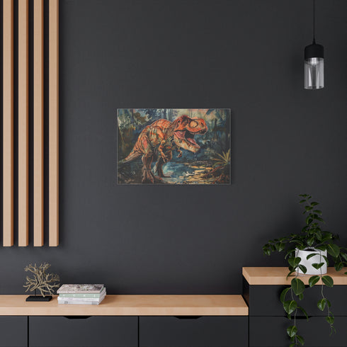 T-Rex Dinosaur — Canvas Wall Art — Product Detail View 8