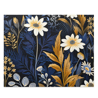 Wildflower Pattern Jigsaw Puzzle