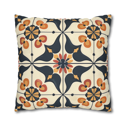 "Vibrant Artisan Tiles Pillowcase for Stylish Bedroom Decor"