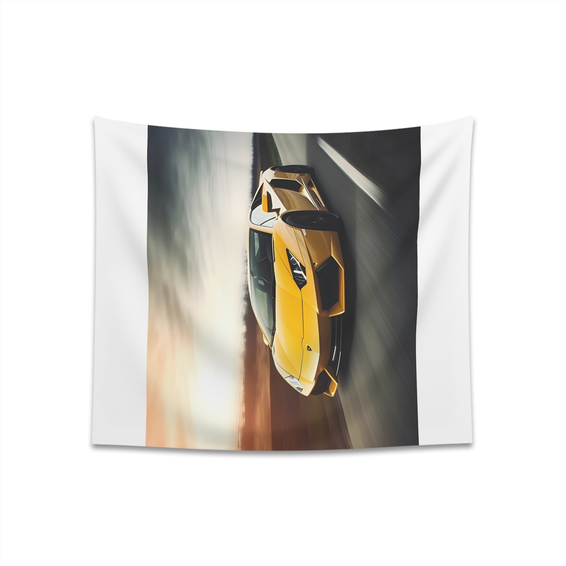 Lamborghini Unleashed Tapestry: High-Speed Italian Masterpiece | Perfect Gift | Vibrant Colors | All Seasons