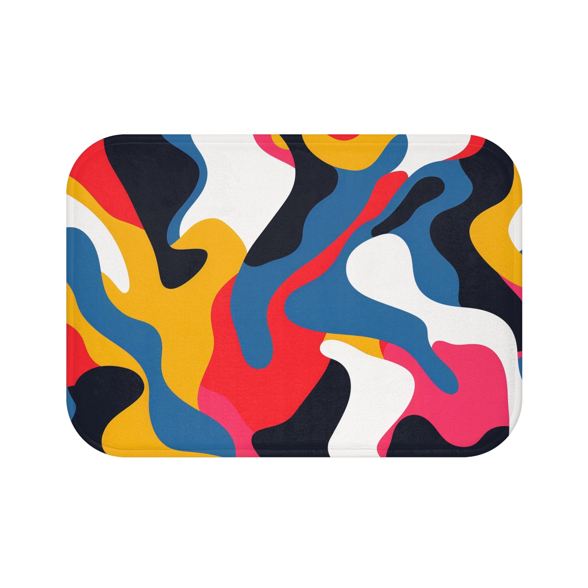 Vibrant Abstract Bath Mat | Bath Mats | Bath, Bathroom, Home & Living, Indoor, Sublimation | Prints with Passion