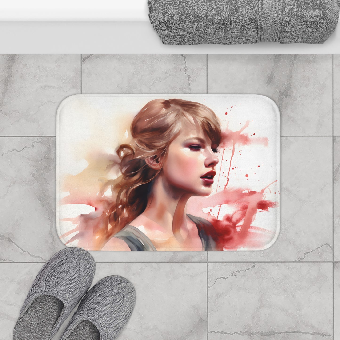 Watercolor Swift Bath Mat | Bath Mats | Bath, Bathroom, Home & Living, Indoor, Sublimation | Prints with Passion