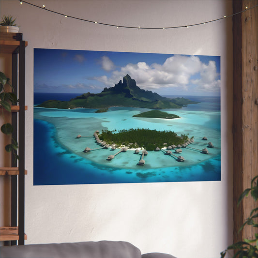 our high-quality posters are ideal for both indoor and outdoor settings. Bring the beauty of Bora Bora into your home with our exclusive poster collection today.