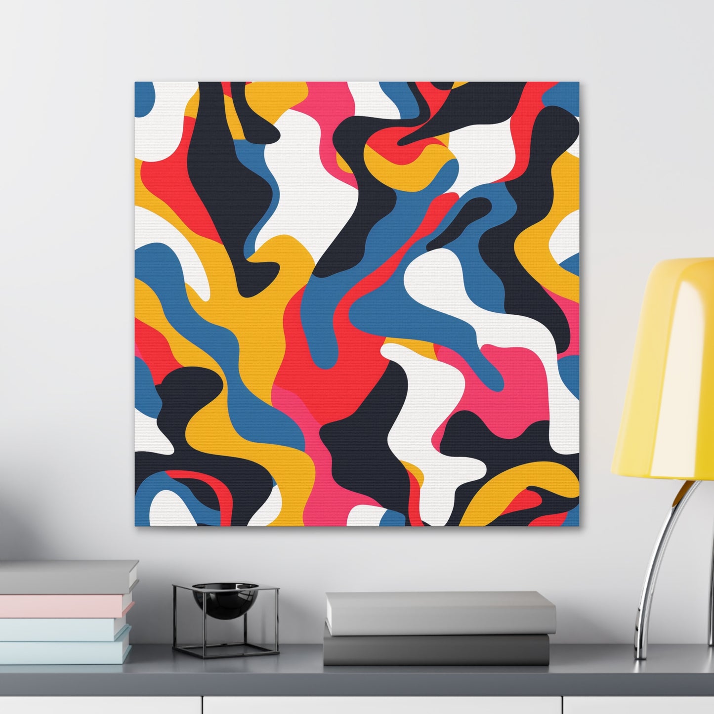 Vibrant Abstract Pattern Canvas