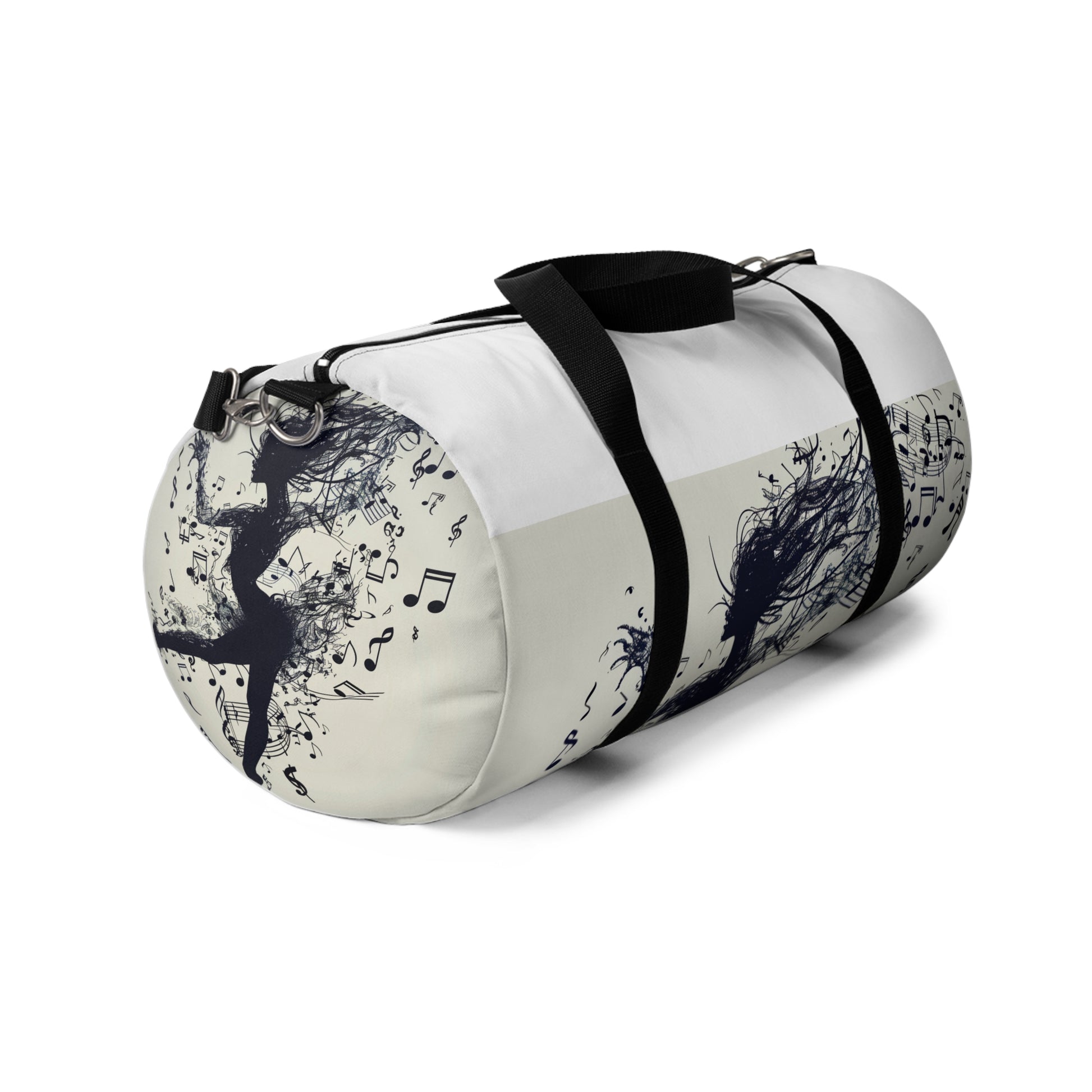 Dancer's Musical Note Duffel | Duffle Bags | Accessories, All Over Print, AOP, Assembled in the USA, Assembled in USA, Bags, Duffle, Made in the USA, Made in USA | Prints with Passion