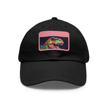 Dino Dreams Watercolor Neon Baseball Cap | Hats | Accessories, Cotton, hat, Hats, hats-tag, Unisex, Vegan | Prints with Passion