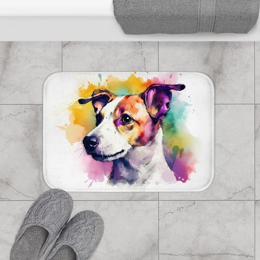 Jack Russell Pup Bath Mat | Bath Mats | Bath, Bathroom, Home & Living, Indoor, Sublimation | Prints with Passion