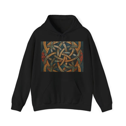 Intertwined Celtic Symbolism Knotwork Hoodie | Hoodies | DTG, Hoodies, Men's Clothing, Regular fit, Unisex, Women's Clothing | Prints with Passion