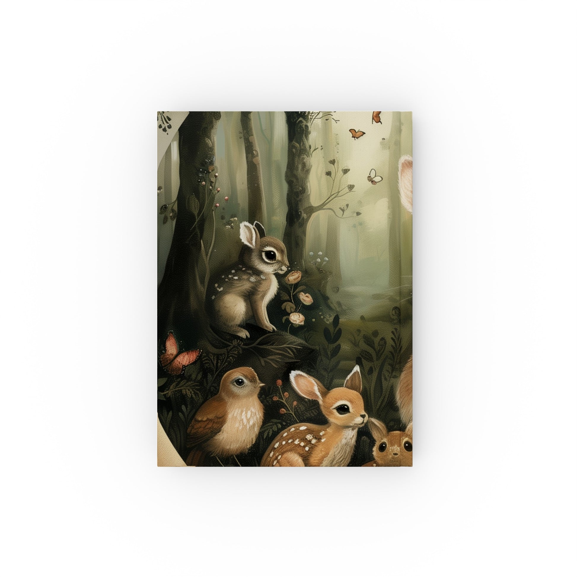 "Enchanted Encounters Woodland Creature Journal - High-Quality & Versatile, Perfect for All Seasons - Makes a Great Gift!"