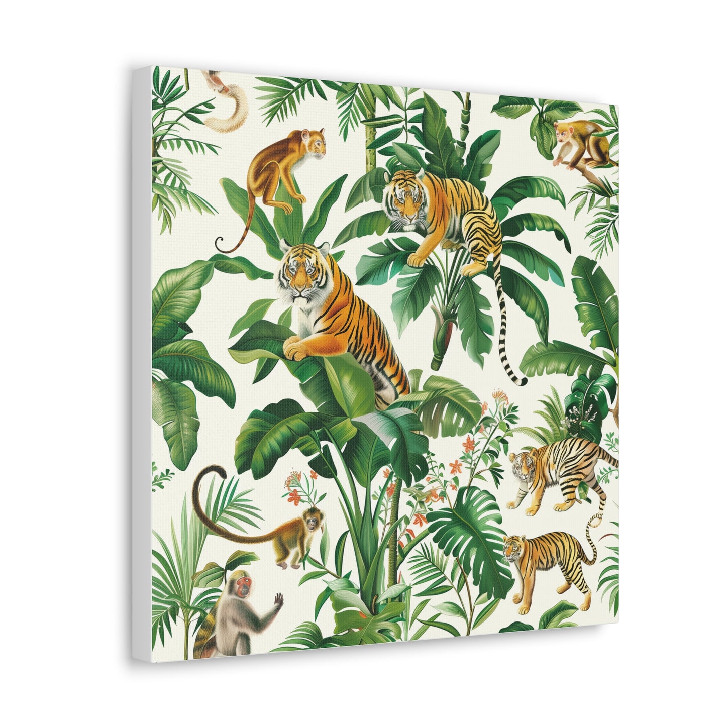 Tiger Jungle Canvas Print