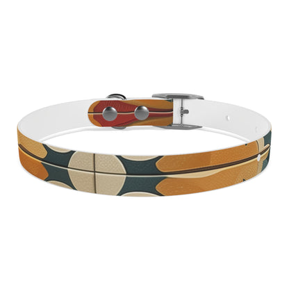 Tile Print Dog Collar: Handcrafted Chic Design