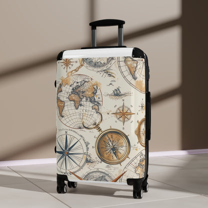 Travel the world with style: Vintage Maps Suitcase