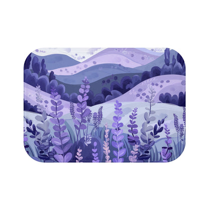 Lavender Fields Bath Mat | Bath Mats | Bath, Bathroom, Home & Living, Indoor, Sublimation | Prints with Passion