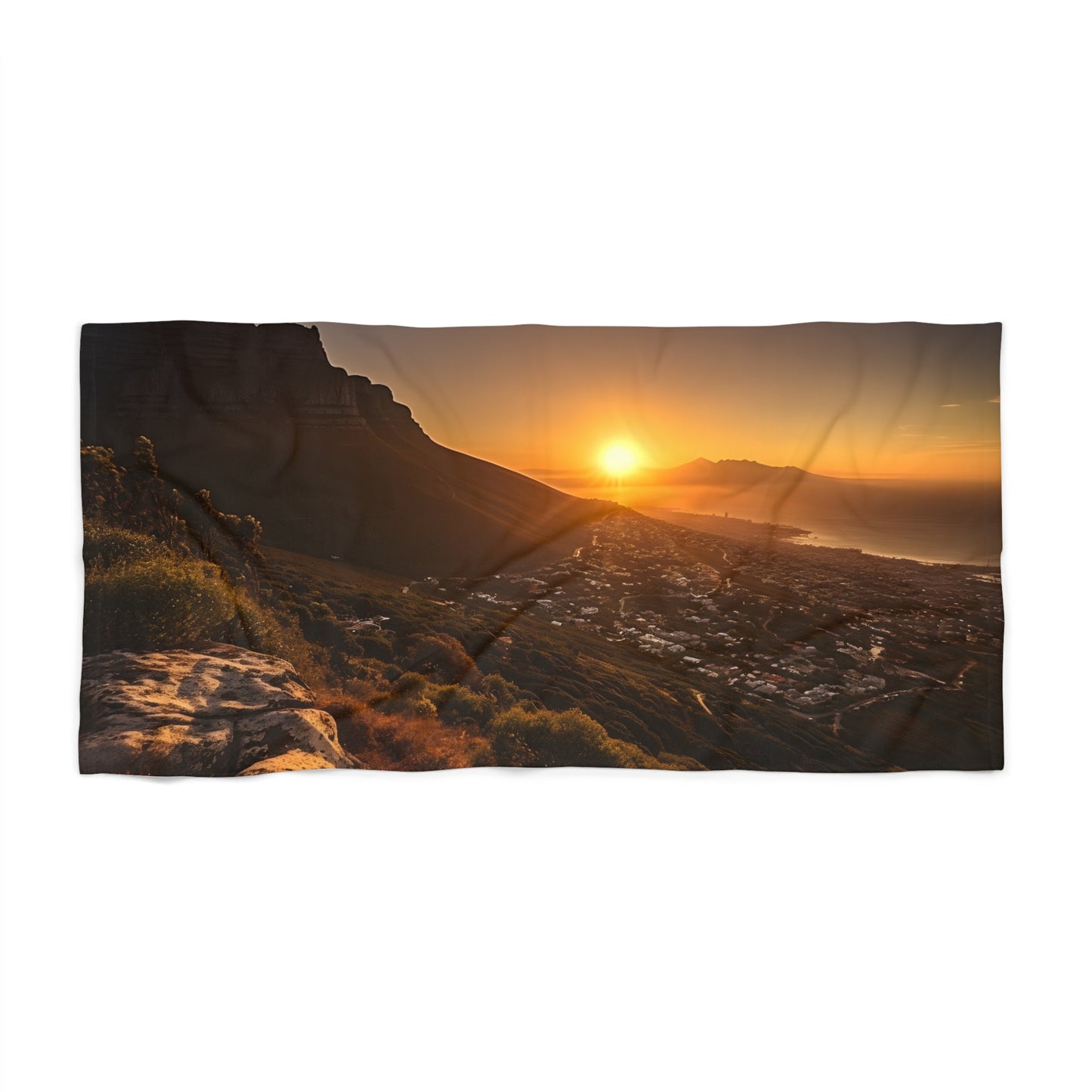 they bring a touch of South African paradise to your beach day. Perfect for your next beach getaway or poolside relaxation. Explore the iconic Table Mountain on your next adventure with these vibrant and stylish beach towels.