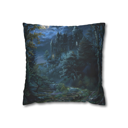 Enchanted Forest Castle Pillowcase | Pillow Cases | All Over Print, AOP, Bed, Bedding, Home & Living, Indoor, Pillow Case, Pillow Covers, Pillows & Covers, Sublimation | Prints with Passion