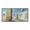 Surreal Dreamscape with Levitating Objects — XL & XXL Desk Mat — Full Top-Down Artwork View