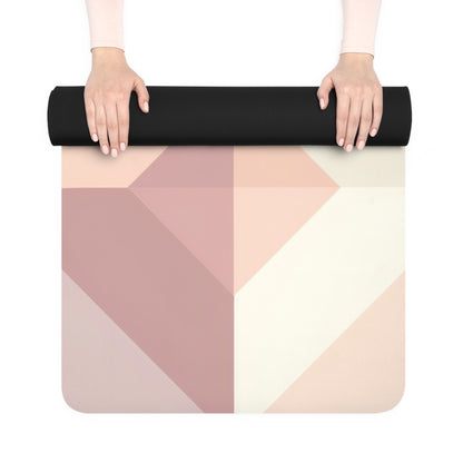 Harmony in Motion: Pastel Geometrics Yoga Mat