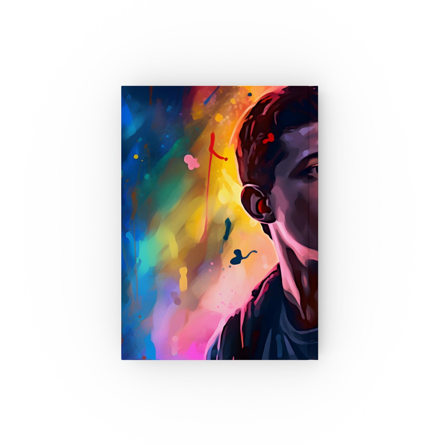 "Tom Holland Neon Fan Journal - Vibrant watercolor design, perfect for Spider-Man fans and movie buffs! High-quality material, versatile, and stylish. Makes a great gift. Shop now!"