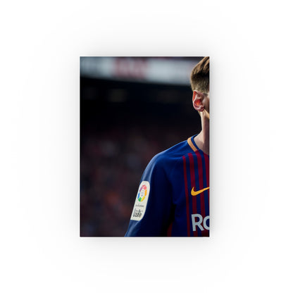 "Get inspired by Messi: The Magic of 10 journal - perfect gift for soccer fans! High-quality and stylish, relive iconic moments. Shop now!"